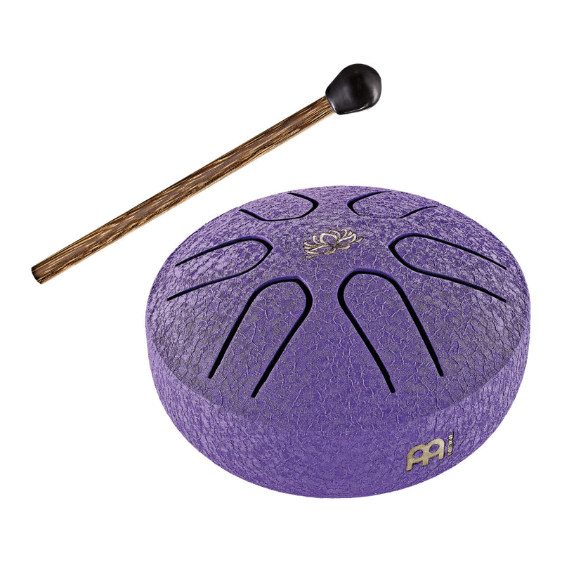 Meinl Sonic Energy Pocket Steel Tongue Drum - Purple Lotus Flower