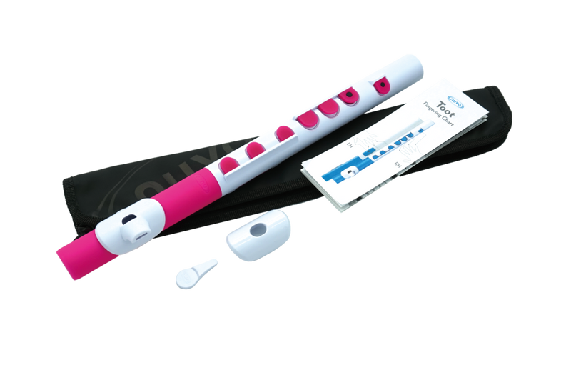 Nuvo N430TWPK TooT Beginner Flute (White/Pink)