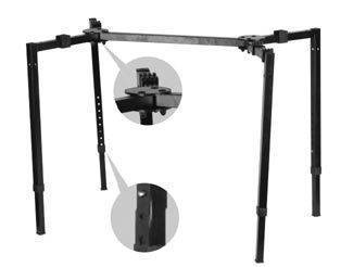 Yorkville IKS-8 Deluxe 4-Leg Collapsible Keyboard Stand