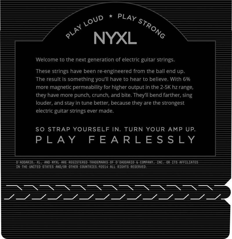 D'Addario NYXL0942 Nickel Wound Electric Guitar Strings Super Light 9-42