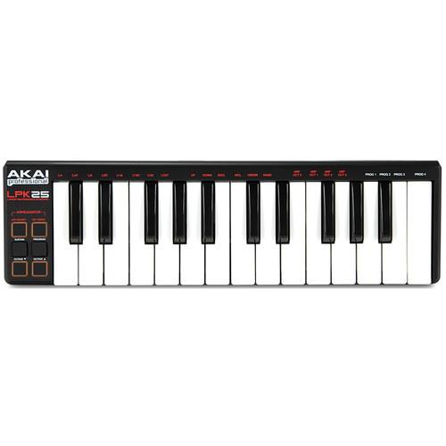 Akai LPK25 Portable Usb Midi Keyboard Controller - Red One Music