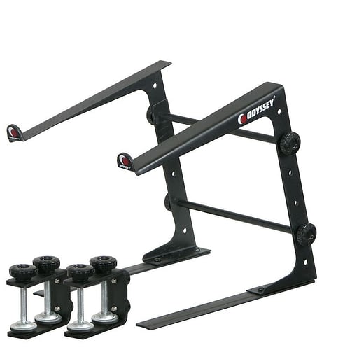 Odyssey LSTAND - Support noir pour ordinateur portable/Gear L avec pinces pour table/étui