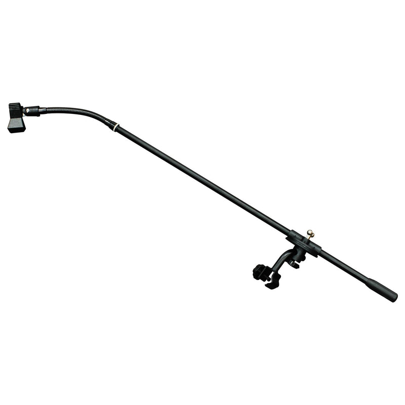 Odyssey LTBXS2MTCP - Black Two Tier X-Stand with Mic Boom and Top Shelf