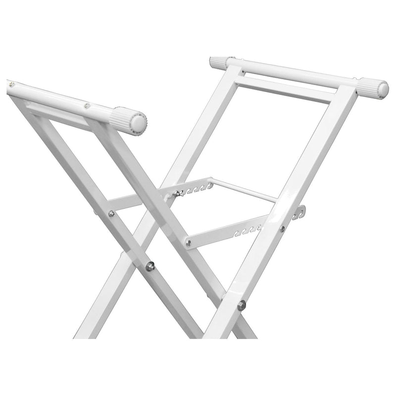 Odyssey LTBXSWHT - White Heavy-Duty X-Stand for DJ Coffins and Controller Cases