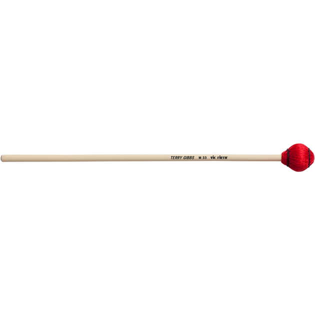 Vic Firth M33 Terry Gibbs Clavier Mallet - Cordon rouge dur
