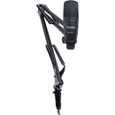 Marantz Professional Pod Pack 1 Usb Microphone With Broadcast Stand Amp Cable Kit - Red One Music