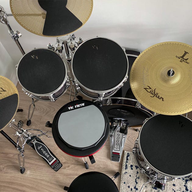 Vic Firth MUTEPP6 Drum Mute Pack avec 10", 12", 14", 16", 22", charleston et cymbale (2)