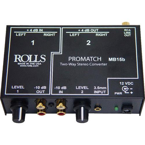 Rolls Mb15B 2-Way Stereo Converter - Red One Music