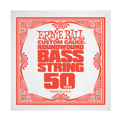 Ernie Ball 1650EB .050 Single Nickel Wound Electric Bass String