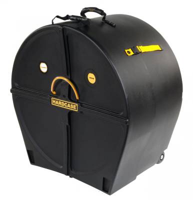 Hardcase HN22B Étui de batterie 22" pour grosse caisse avec roulettes