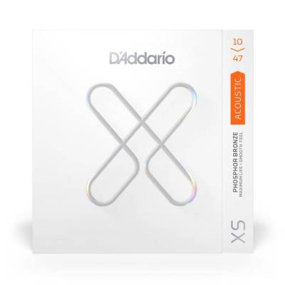 D'Addario XSAPB1047 XS Acoustique Phosphore Bronze 10-47 - Extra Léger