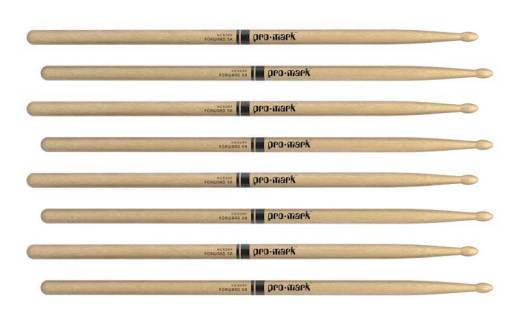 Pro-Mark TX5AW-4P Lot de 4 baguettes en hickory laqué 5 A