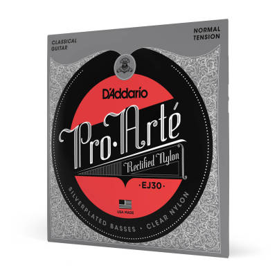 D'Addario EJ30 Classics Silver Wound/Rectified Nylon Normal