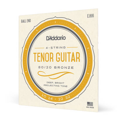 D'Addario EJ66 80/20 Bronze wound Tenor Guitar Strings