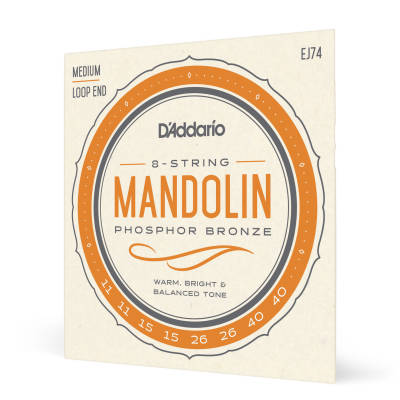 D'Addario EJ74 Mandoline Phosphor Bronze Medium 11-40