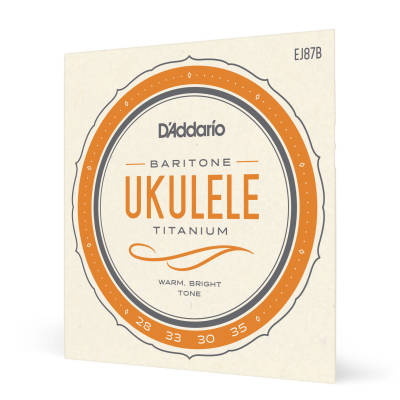 D'Addario EJ87B T2 Titanium Ukulele Strings Baritone