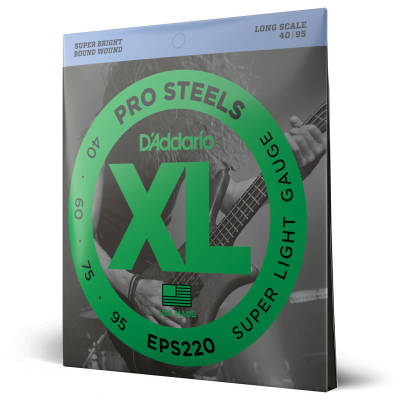 D'Addario eps220 Pro Steels Electric Bass Super Light 40-95