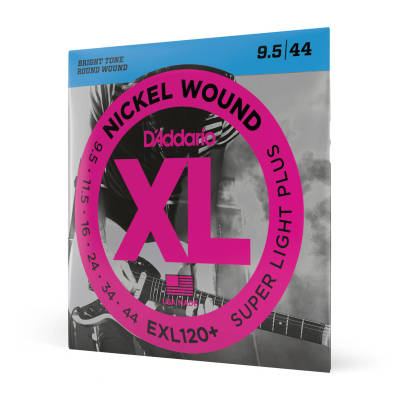 D'Addario EXL120+ Nickel Wound SUPER LIGHT PLUS .095-44