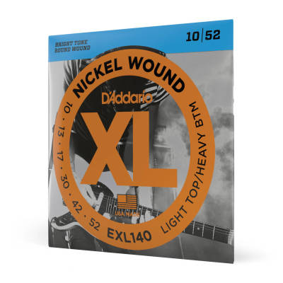 D'Addario EXL140 Nickel Wound L-TOP H-BTM 10-52
