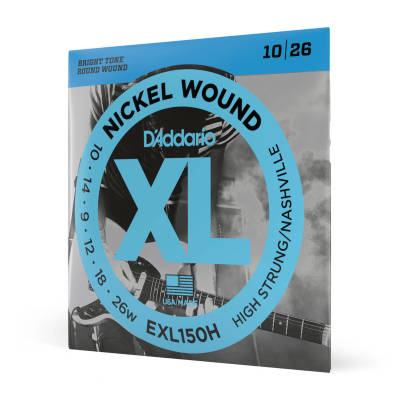 D'Addario EXL150H Electric Guitar Nashville High Tuning 10-26