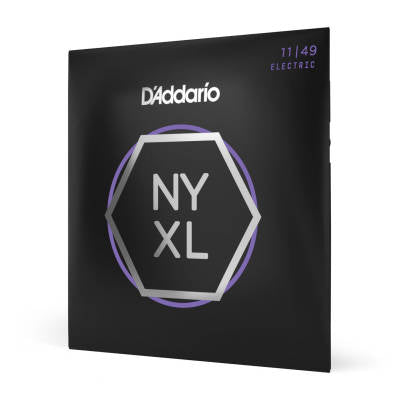 Cordes pour guitare électrique D'Addario NYXL nickelées Medium 11-49
