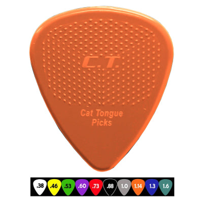 Cat's Tongue Grip Brain Picks - 10 Pack (1.14 Orange)