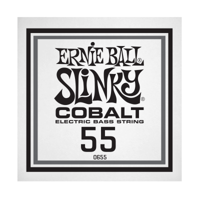 Ernie Ball 10655EB .055 Single Cobalt Wound Electric Bass String