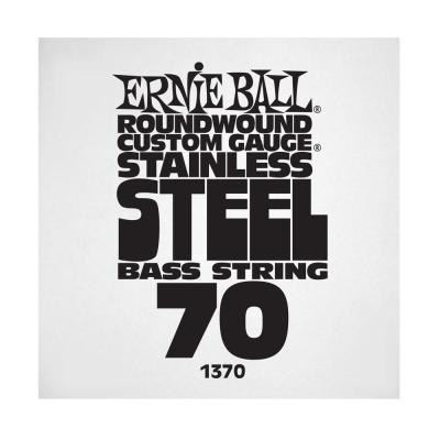 Ernie Ball 1370EB .070 Corde simple pour basse électrique en acier inoxydable