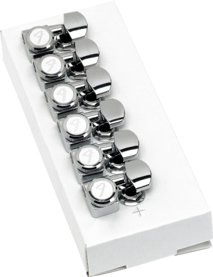 Fender Locking Tuners For Strat/Tele Polished Chrome - Red One Music