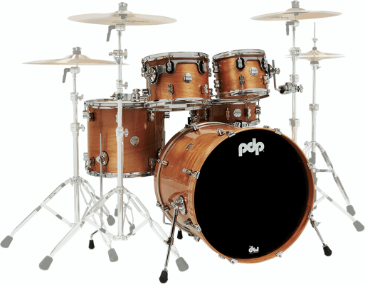 PDP PDCMX2215HM Concept Exotic 5-Piece Drum Shell Pack (Honey Mahogany)