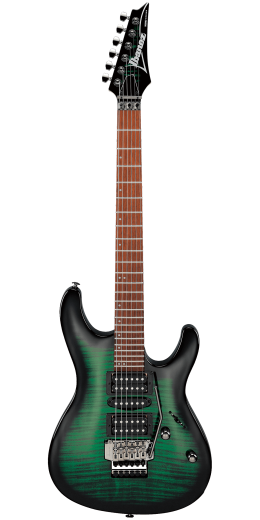 Ibanez KIKOSP3TEB Kiko Loureiro Signature Electric Guitar (Transparent Emerald Burst)