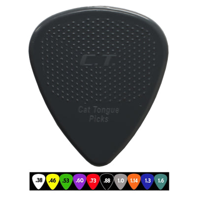 Cat's Tongue J-CT10 Grip Brain Picks - 72 Pack (1.0 Grey)
