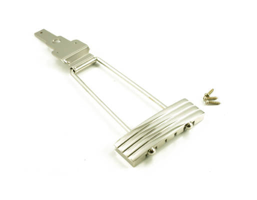 Kluson KLTPN Nickel Finish Vintage Era Trapeze Tailpiece Large Archtop Guitar