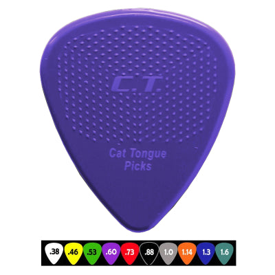 Cat's Tongue J-CT13 Grip Brain Picks - 72 Pack (1.3 Blue)
