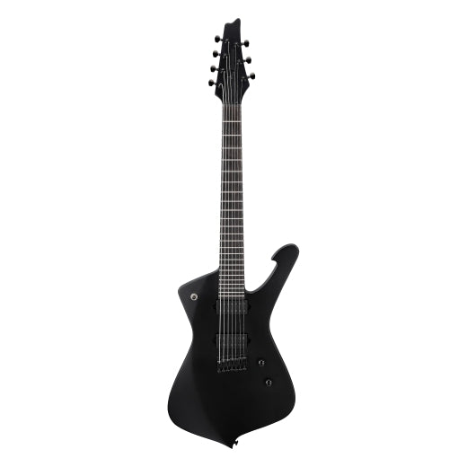 Ibanez ICTB721BKF Iron Label Iceman Guitare électrique 7 cordes Noir plat