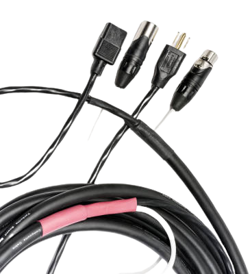 Yorkville SN-225ACX Câble XLR et AC pour armoires de sonorisation actives – 25 pieds