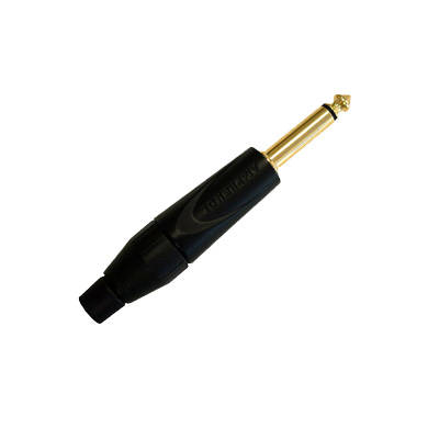 Yorkville TM2PBJ Amphenol TM2PBJ Prise mono premium 1/4" - Noir/Or