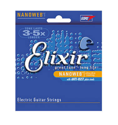 Elixir 15405 Electric Bass Long Scale Nickel Plated Single .105 String w/ Nanoweb Coating
