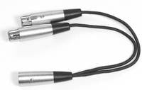 Link Audio AA10Y XLR-M to 2x XLR-F Y-Cable