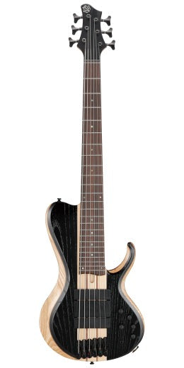 Ibanez BTB866SCWKL BTB Bass Workshop 6-String Electric Bass (Weathered Black Low Gloss)