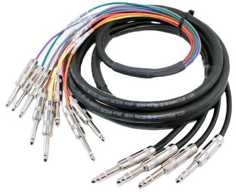 Yorkville PC-10ISPH4 4 Channel TRS to 8 x 1/4-inch Insert Snake