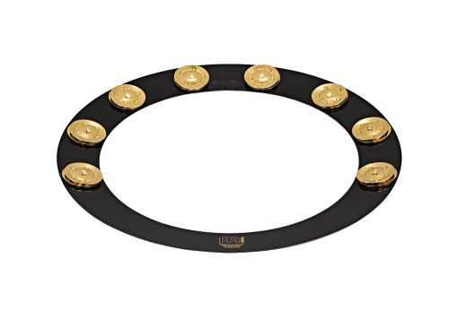 Meinl BBP13 Backbeat Pro Tambourin avec anneau en laiton et jingles pour caisse claire 13''