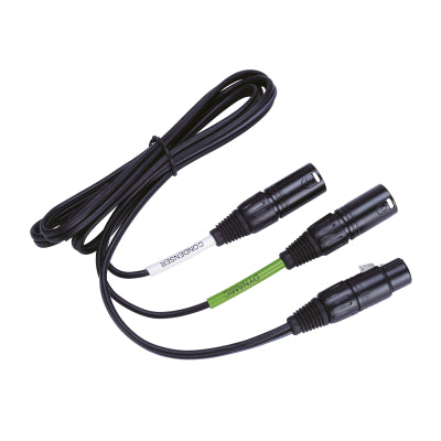 Lewitt DTP40TRS 5-Pin XLR Female to Dual 3-Pin XLR Male Audio Cable - 4.9’