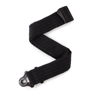 Planet Waves 50BAL01 50mm Auto Lock Guitar Strap (Black Padded Stripes)