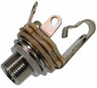 Yorkville SWC-12A Switchcraft Prise de panneau de commutation mono femelle ouverte 1/4"