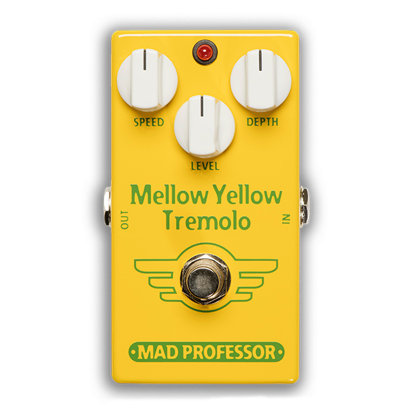 Professeur fou Moul Jaune Tremolo Guitar Effets Pédale