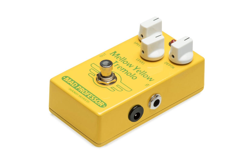 Professeur fou Moul Yellow Yellow Tremolo Guitar Effets pédale - Terre à main