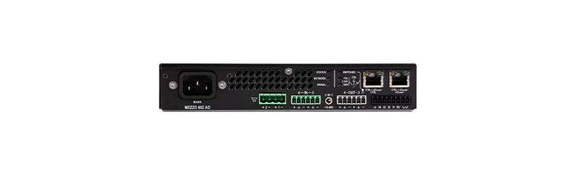 Powersoft MEZZO-602AD 2 Channel Compact Install Amplifier with DanteTM/AES67 - Red One Music