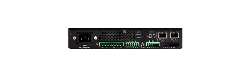 Powersoft MEZZO-604AD 4 Channel Compact Install Amplifier - Red One Music