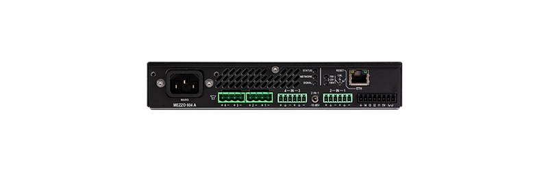 Powersoft MEZZO-604A 4 Channel Compact Install Amplifier - Red One Music